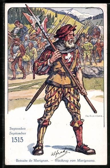 Photos, Lettres & Cartes p.: sign. Ed. Elzingre: Der Schweizer Soldat – D'occasion à Berlin par bartko-reher