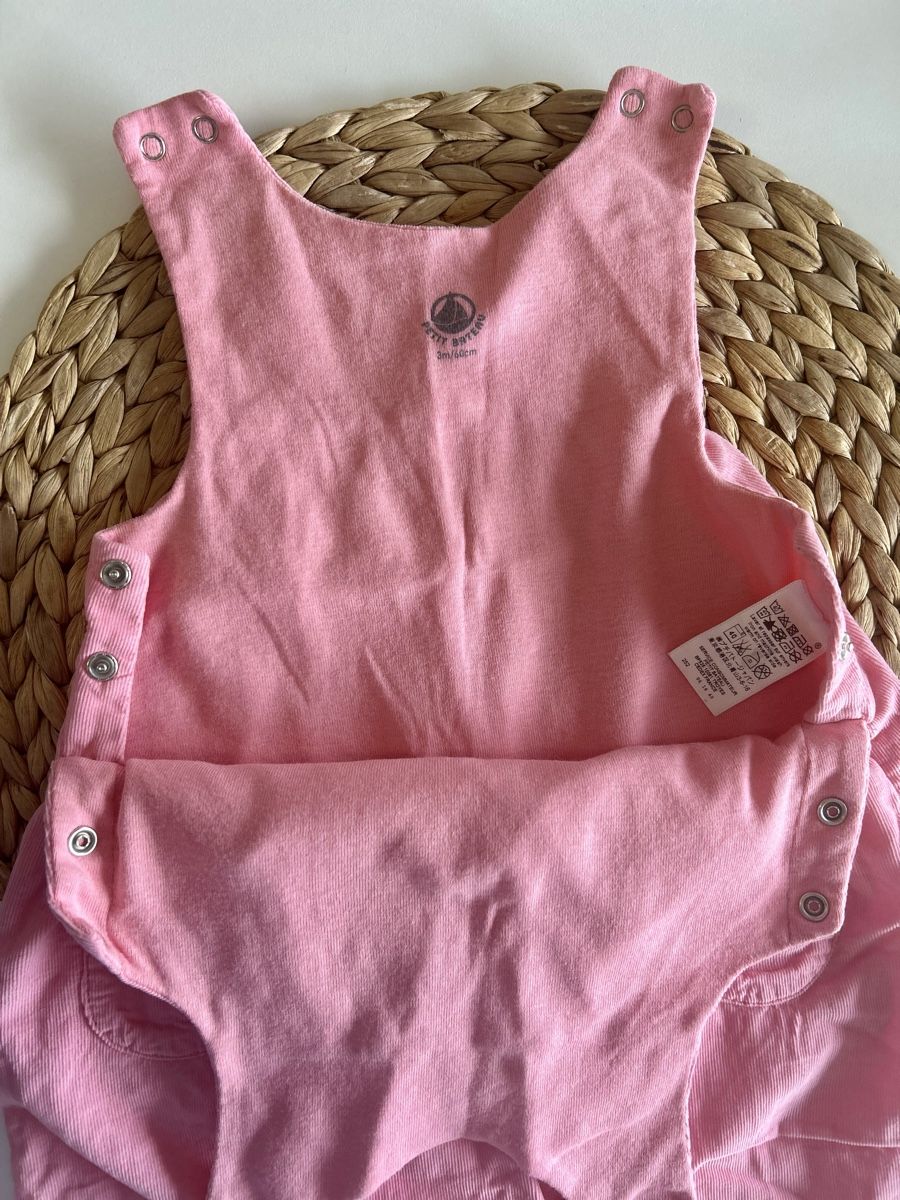 Petit Bateau Pantaloni: Salopette bebe Petit Bateau, 60cm / 3 mois – Nuovo (secondo la descrizione) da Carouge GE venduto da Emilynette 2