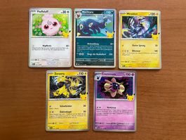 Pokemon Karten Set Holo 30 Jahre (Versand gratis)