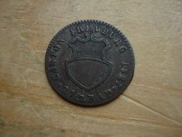 (W5) Freiburg 2 1/2 Rappen 1827