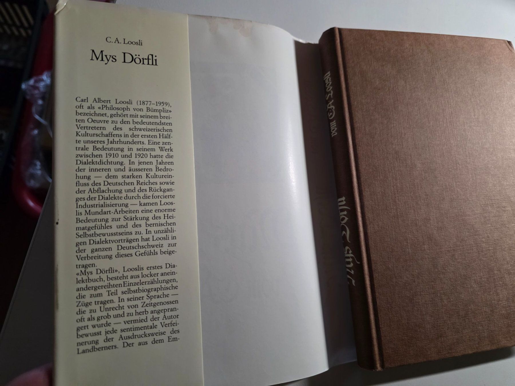 Libri: Mys Dörfli - C.A. Loosli - 1987 – Usato da Walterswil BE venduto da Lonitti 9