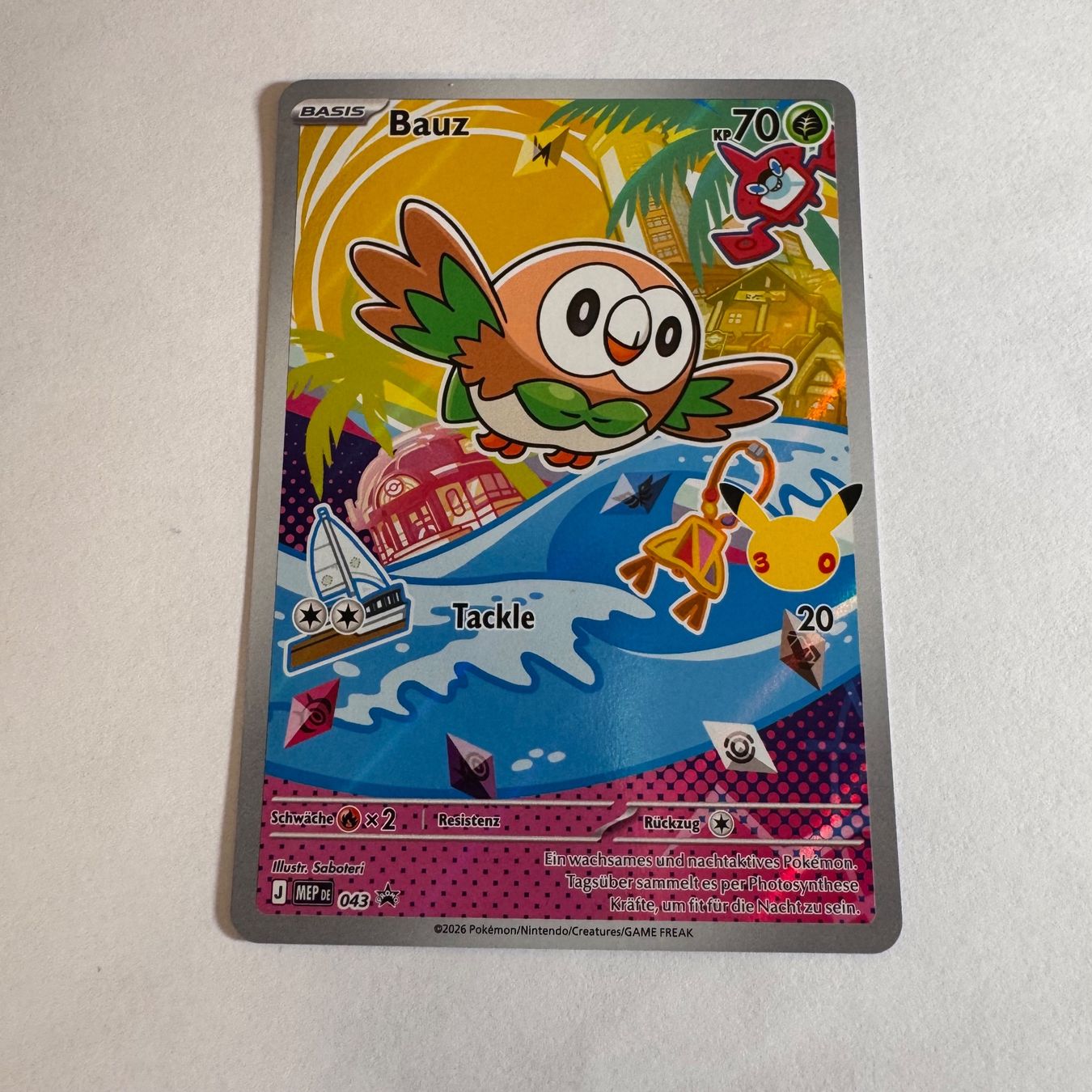 Pokémon Sammelbilder & Trading cards: Pokémon MEP 43 - Bauz - DE – Neu (gemäss Beschreibung) aus Staad SG von miaCards