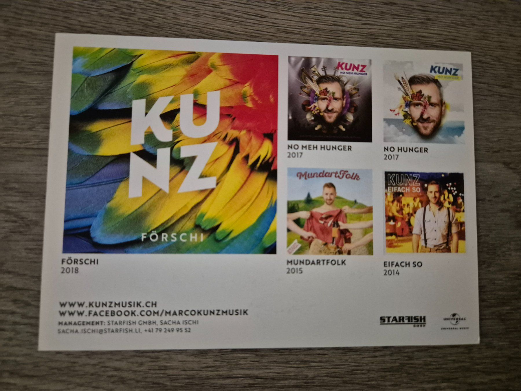Autogramme: Autogrammkarte Kunz Originalunterschrift – Neu (gemäss Beschreibung) aus Eglisau von nicij79 1