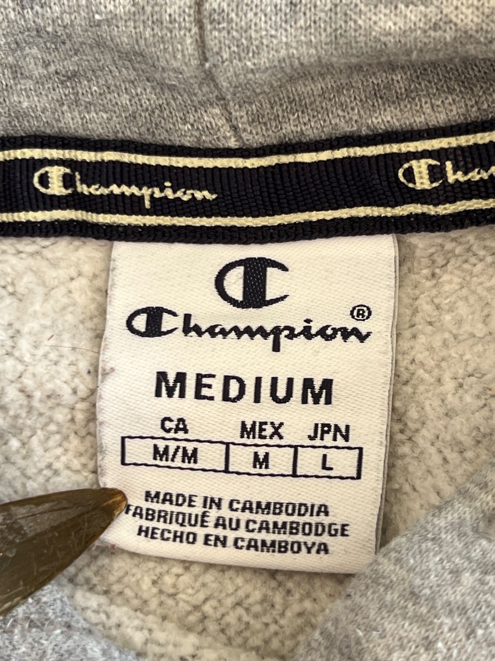 Champion Maglioni & Felpe: Champion Hoodie Pullover - M - grau – Usato da Büetigen venduto da Jabo 2