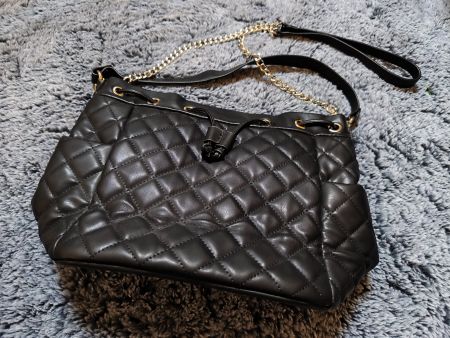 Elegante Damen Handtasche Umhängetasche schwarz klein