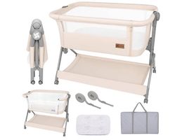 Twinly - Beistellbett Baby Comfortly mit Rollen