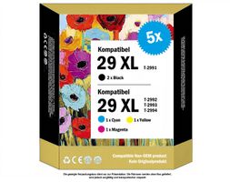 T-2991–T-2994 XL T-29 kompat. Drucker-Patronen Epson  (1x5)