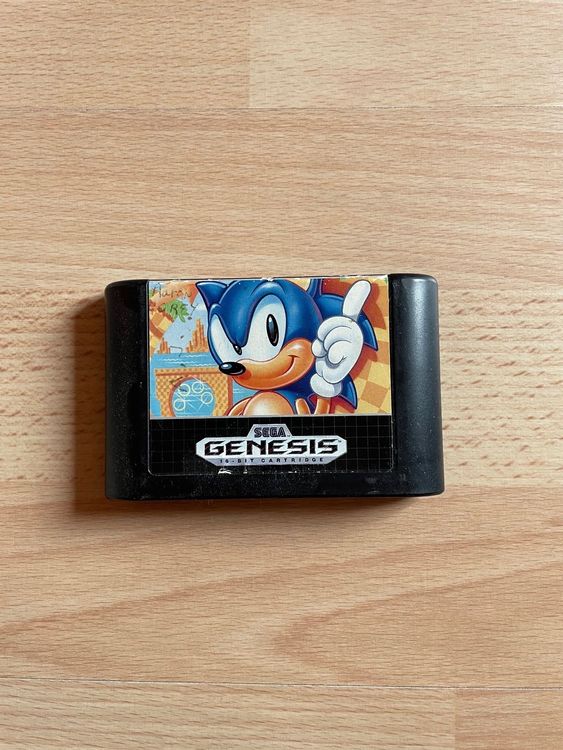 Trader Games - SONIC THE HEDGEHOG SEGA MEGADRIVE (MD) NTSC-JAPAN (COMPLETE - GOOD CONDITION OVERALL) on Megadrive