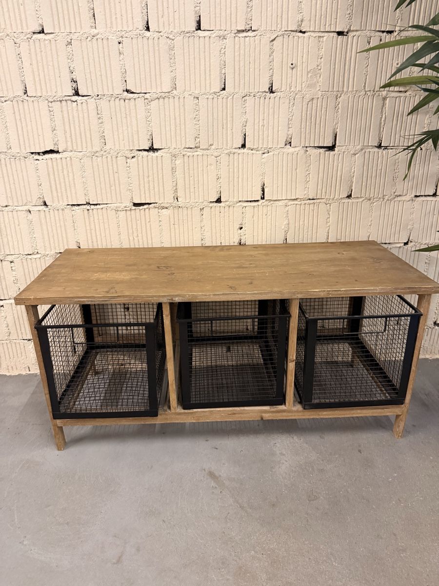 Mobili TV: Sideboard Industriedesign Gitterkörbe – Usato da Kaisten venduto da Nieszner01