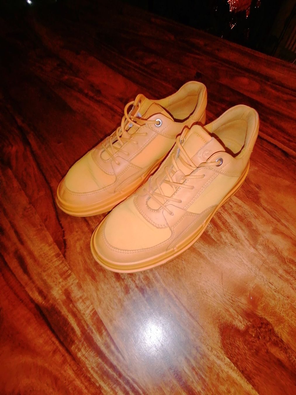 Herrenschuhe: Ecco Sneaker Gr. 38 Sommerfarbe Peach fast neu – Gebraucht aus Niederwangen BE von benbrik1 3