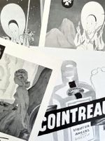 Cointreau - 4 alte Werbungen / Anciennes publicités 1944/57
