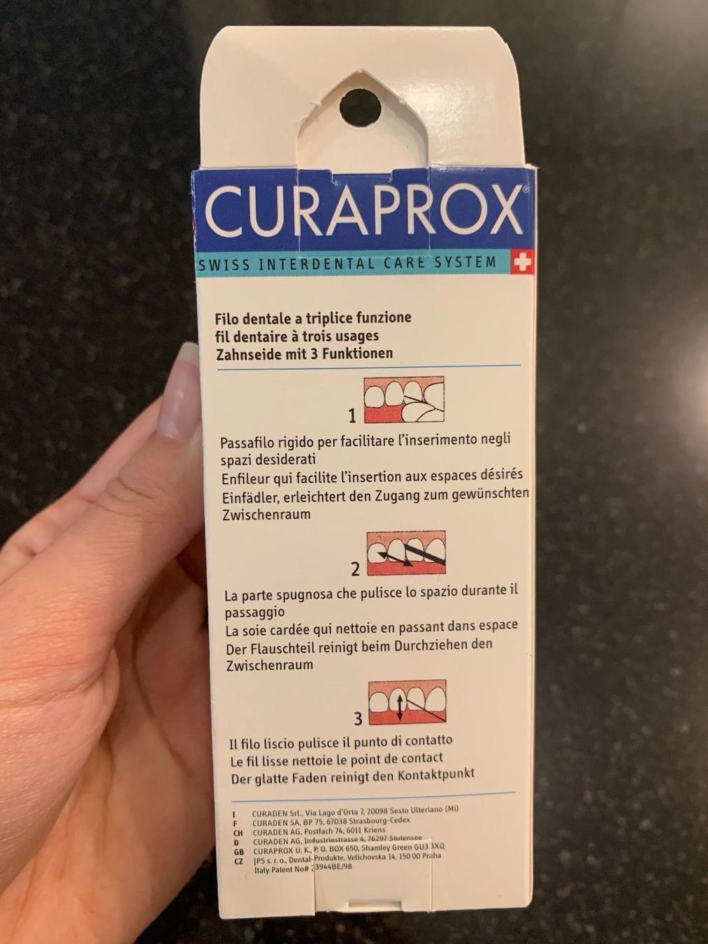 Cura dei denti: Curaprox DF 843 – Nuovo e nell'imballaggio originale da Zürich venduto da K19 2