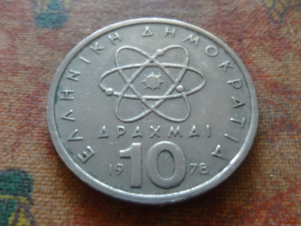 Tutti le monete: GRECE  10  Drachmes  1978 – Usato da Romanel-sur-Lausanne venduto da Swift13