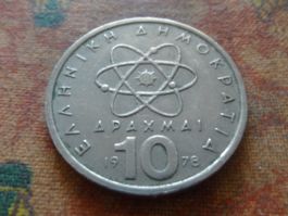 GRECE  10  Drachmes  1978