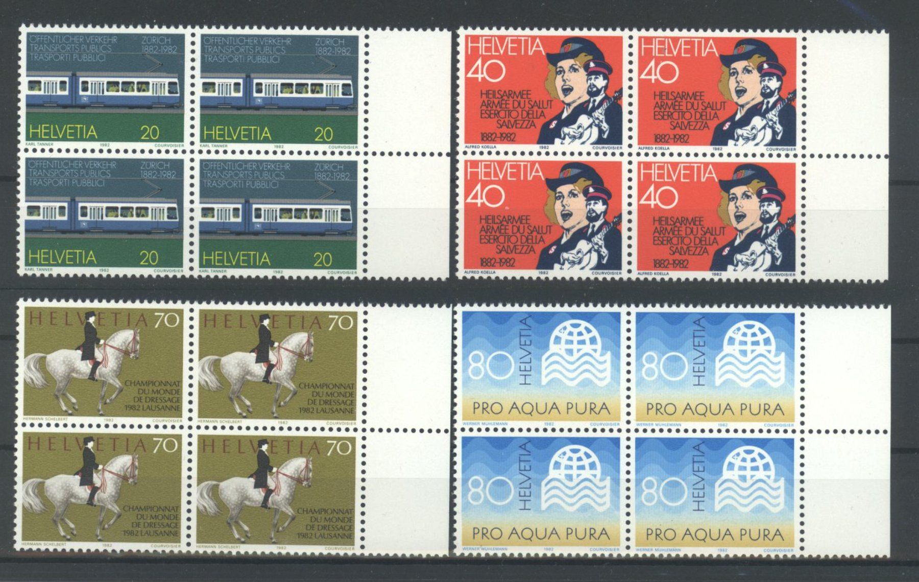 Tutti i francobolli: 1982, Sonderpostmarken II ** – Usato da Willisau venduto da Vollstempel