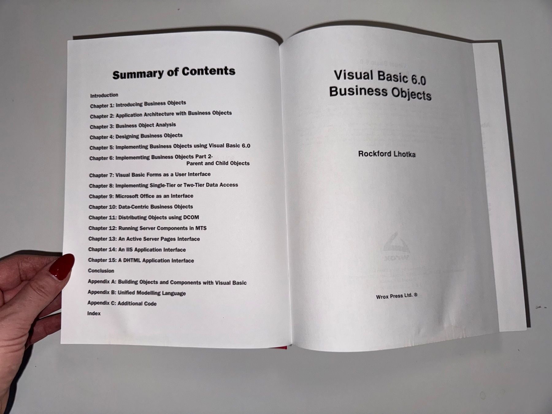 Libri: BUCH: Visual Basic 6 Business Objects – Usato da Grosswangen venduto da Second_hand_paradise 4
