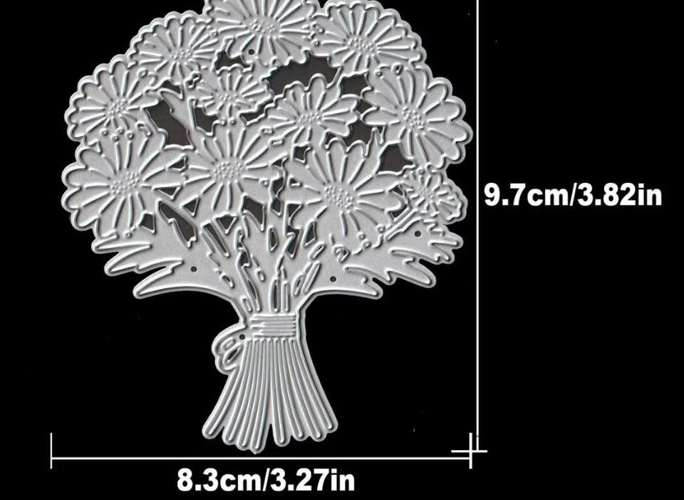 Sciablone: Neue Stanzschablone Blumenstrauss – Nuovo e nell'imballaggio originale da Effretikon venduto da wenuss 2