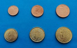 Frankreich: 1 bis 50 Eurocents 2024, SS - VZ