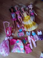 Barbie Puppen Set mit Zubehoer und Kleidung