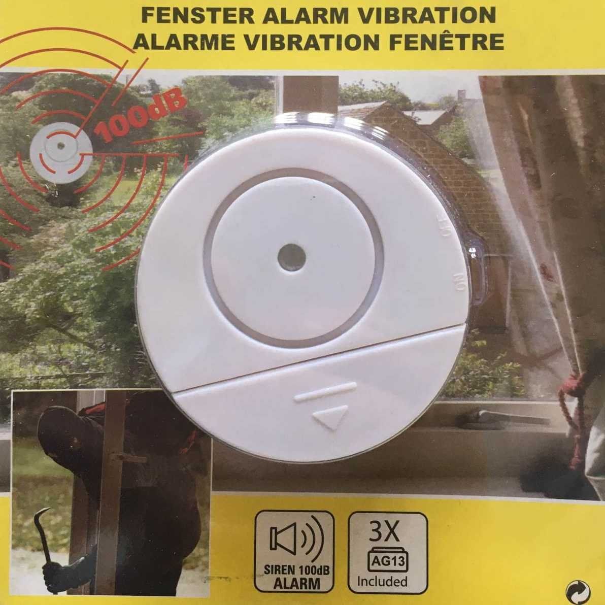 Sistemi d'allarme: Fenster-Alarm mit Vibrations-Sensor – Nuovo e nell'imballaggio originale da Giubiasco venduto da softmail