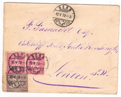 Lettre de Bern pour London le 12.V.79