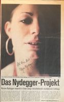 Myriam Nydegger Autogramm signiert Magazinbild 20x30cm