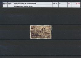 1941 "Nationales Anbauwerk", gestempelt
