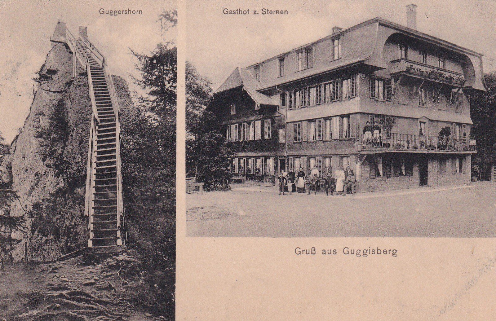 Cartoline postali: Gruss aus Guggisberg  1912 – Usato da Cormoret venduto da Pascalll2001