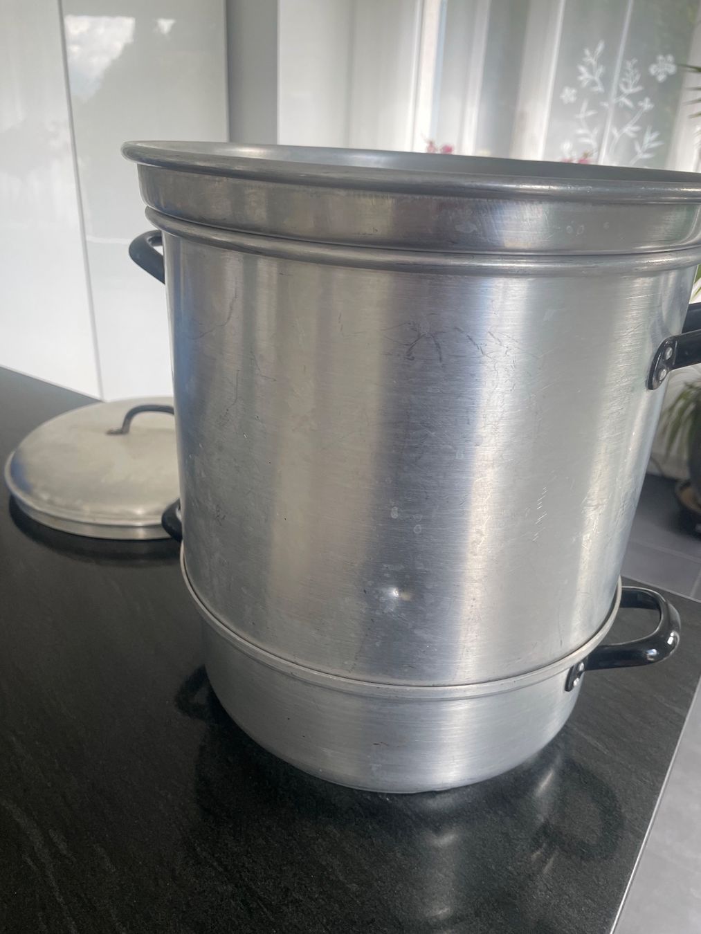 Pentole: Dampfkochtopf 3-teilig, – Usato da Rieden SG venduto da Saelly 2