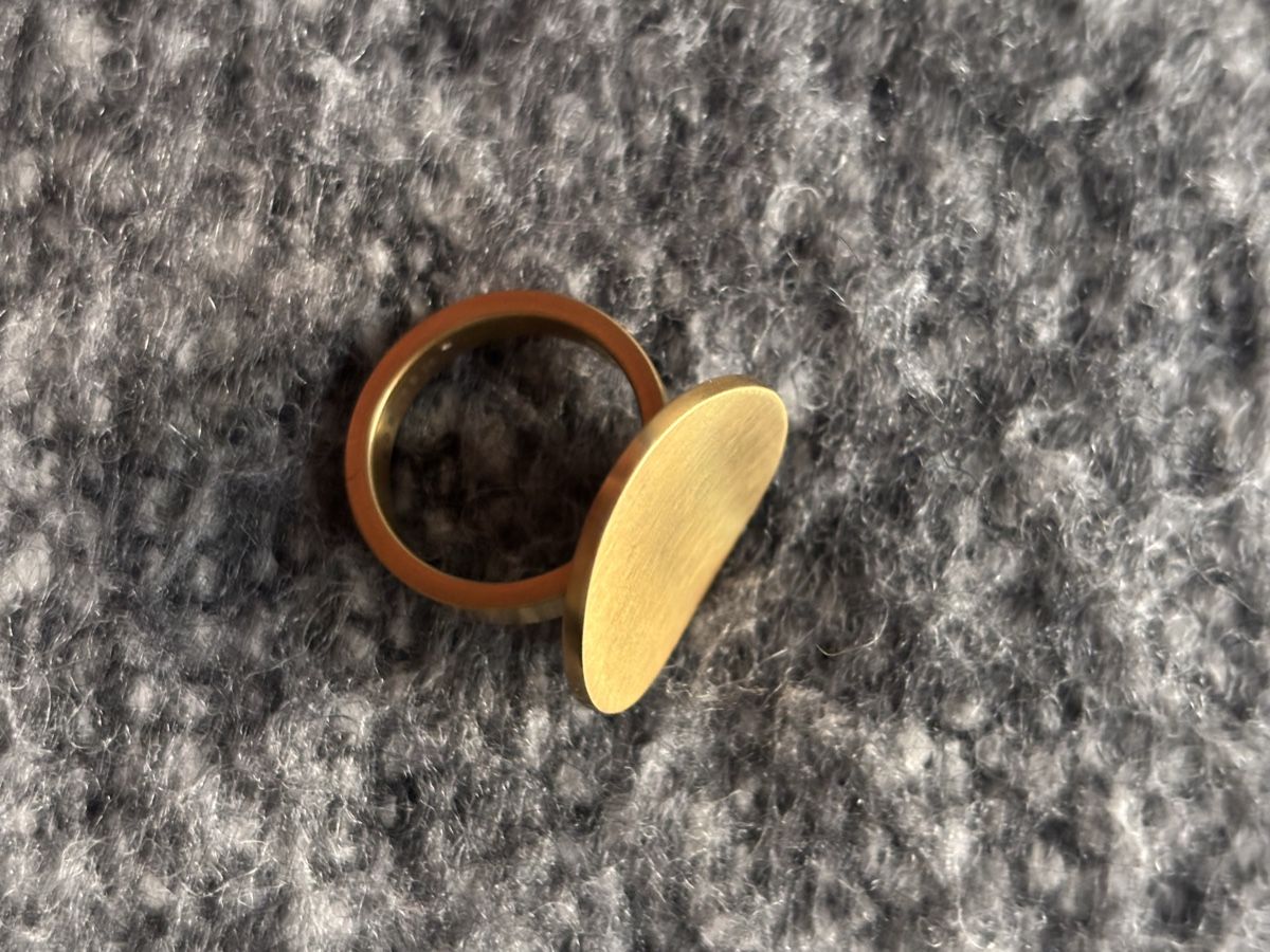 Anelli: Edblad Statement-Ring, goldfarben, Grösse S – Nuovo (secondo la descrizione) da Zürich venduto da cla_v6hx 2
