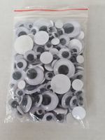 220stk. 3D Puffy Aufkleber selbstklebend Augen