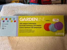 Steffen LED Lampion Lichterkette, Garten, Balkon, Deko!