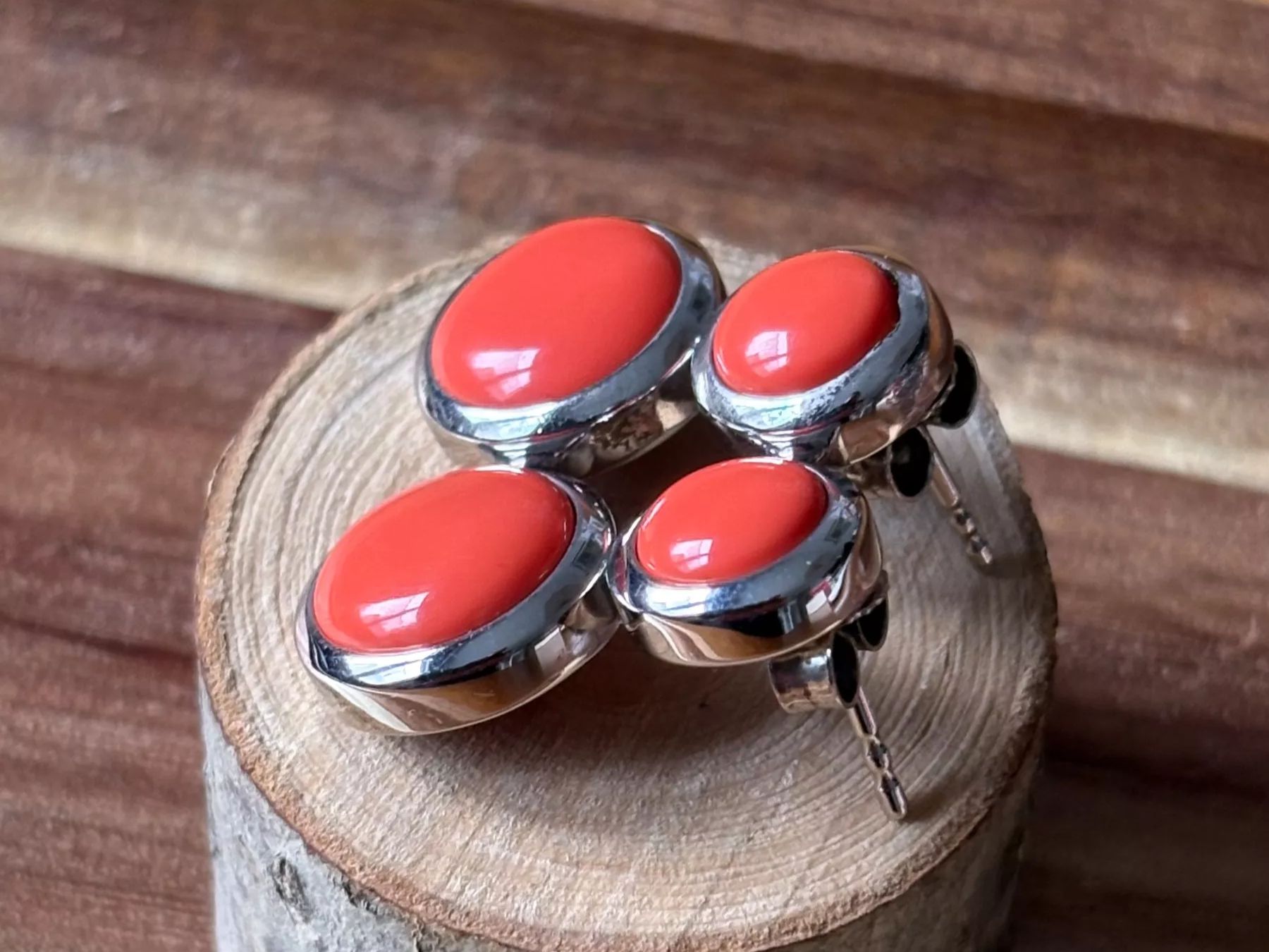 Orecchini pendenti & Orecchini a lobo: Ohrringe Orange, Silber 925 – Nuovo (secondo la descrizione) da Brugg AG venduto da lau_9rvy 1