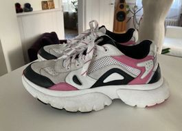 Maje W20 Faster Sneakers Pink/Grey/White Leder Gr 40