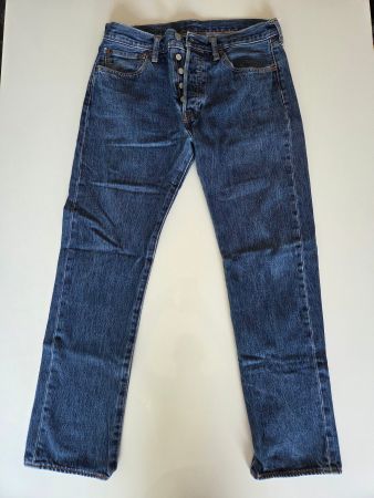 Levi's 501 Original Jeans W32/L30 Blau 100% Baumwolle