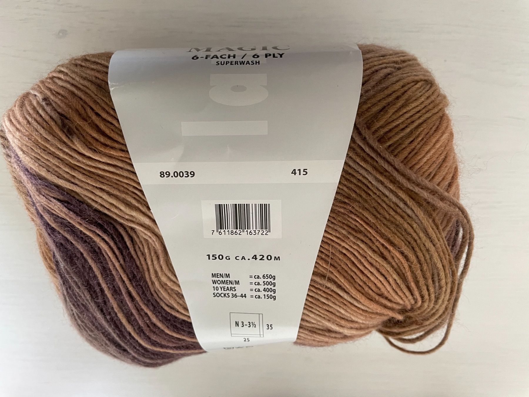 Lana: 1 Knäuel Jawoll Magic Lang Yarns – Nuovo e nell'imballaggio originale da Büsserach venduto da bor_s88m 2