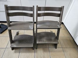 Wie neu: 2x Stokke Tripp Trapp Kinderstuhl / 2016 mit Glider