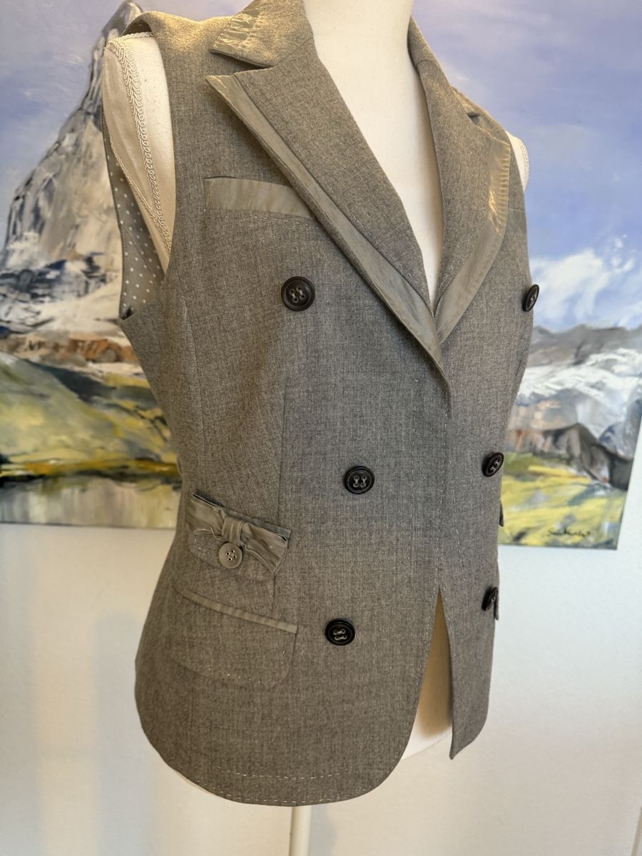 Gilet & Giacche senza maniche: Elegante Weste AMBIENTE Gr 38 - Wolle – Usato da Savigny venduto da linda2402 1