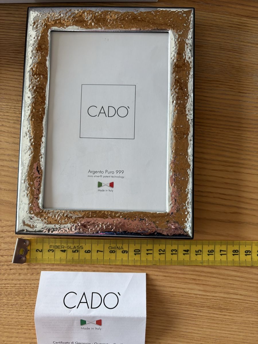 Bilderrahmen: Cornice in argento 999 – Neu und originalverpackt aus Davesco-Soragno von dvf_7h6d 1