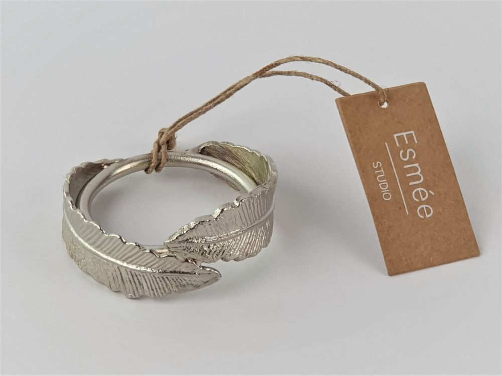 Libelle Serviettenringe 6er Set - Metall Serviettenhalter Mit Strass