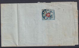 Brief mit Rayon 17II, blauer Vollstempel BERN+++++++