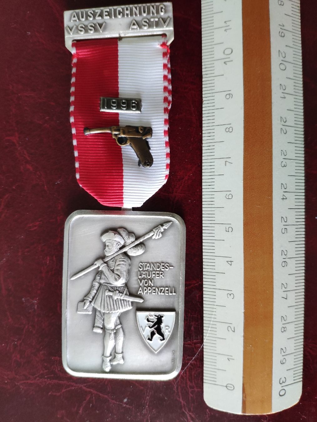 Medaillen: Plakette Médaille Appenzell VR – Gebraucht aus Lausanne von Jdelta