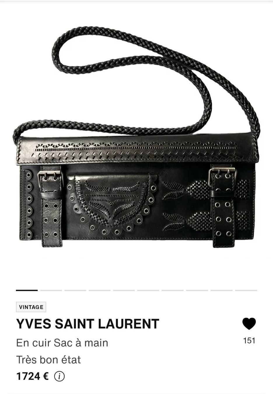 Saint Laurent Taschen für Damen: Sac Yves Saint Laurent par Tom Ford – Gebraucht aus Chêne-Bourg von chsandra34 9