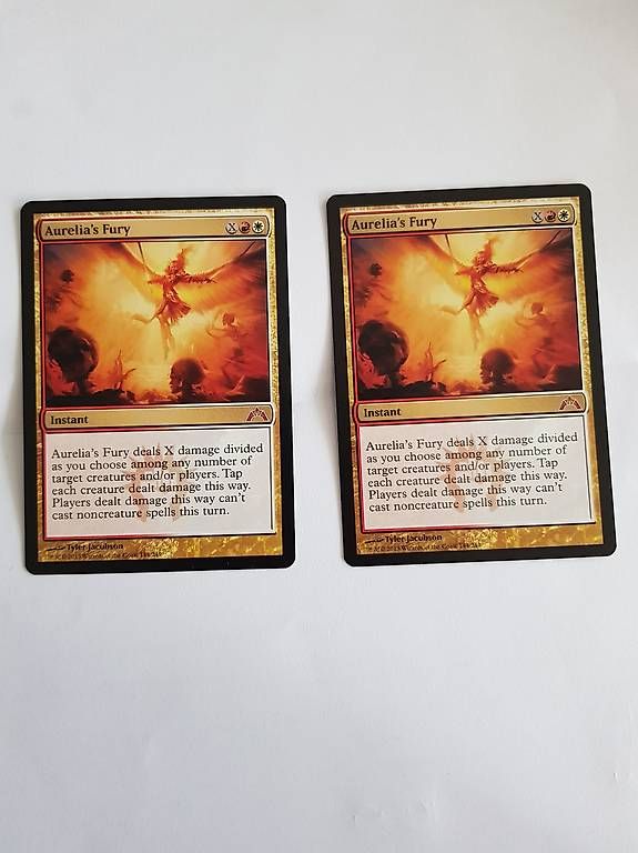 Carte collezionabili: Magic the Gathering 2x Aurelia's Fury – Usato da Sennhof venduto da Thorgal77