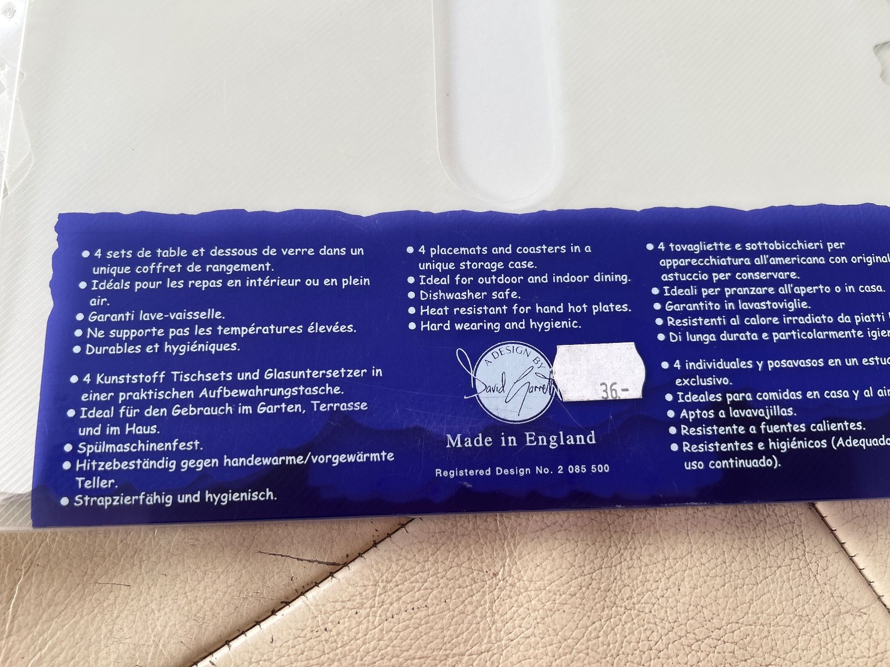 Tischset: Tischsets Pimpernel mit Untersetzer  NEU – Neu und originalverpackt aus Regensdorf von Spyke55 3
