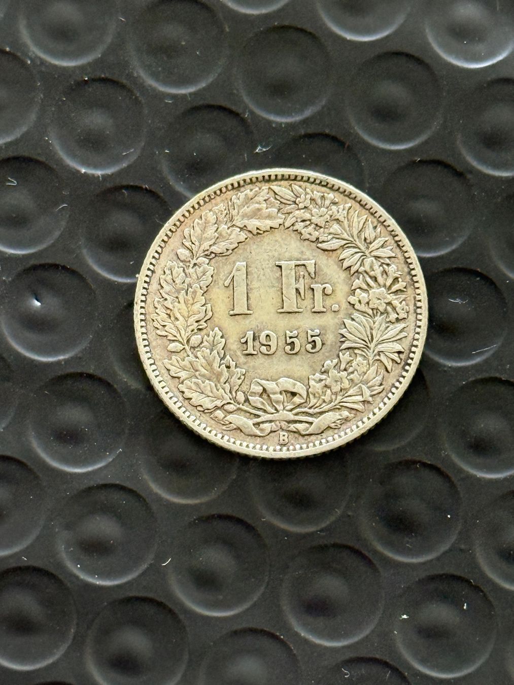 Tutti le monete: 1 Franken 1955  sehr Rar – Usato da Wallisellen venduto da SWISS_SILVER1