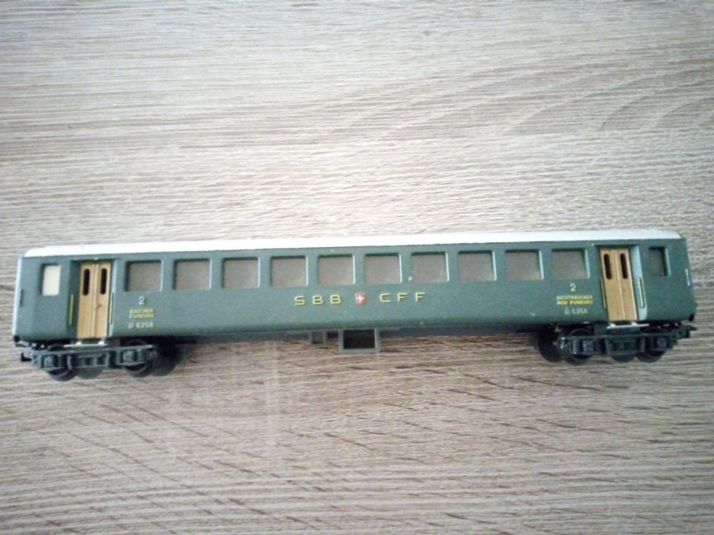 Wagons SNCF Talbo 1ère/2nde Classe HO - AS - Réf 131100 - Neuf En Boîte