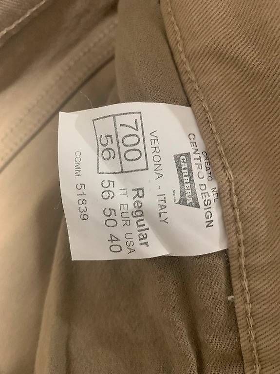 Pantaloni: Pantaloni beige Carrera – Usato da Pazzallo venduto da nic_6zpt 4