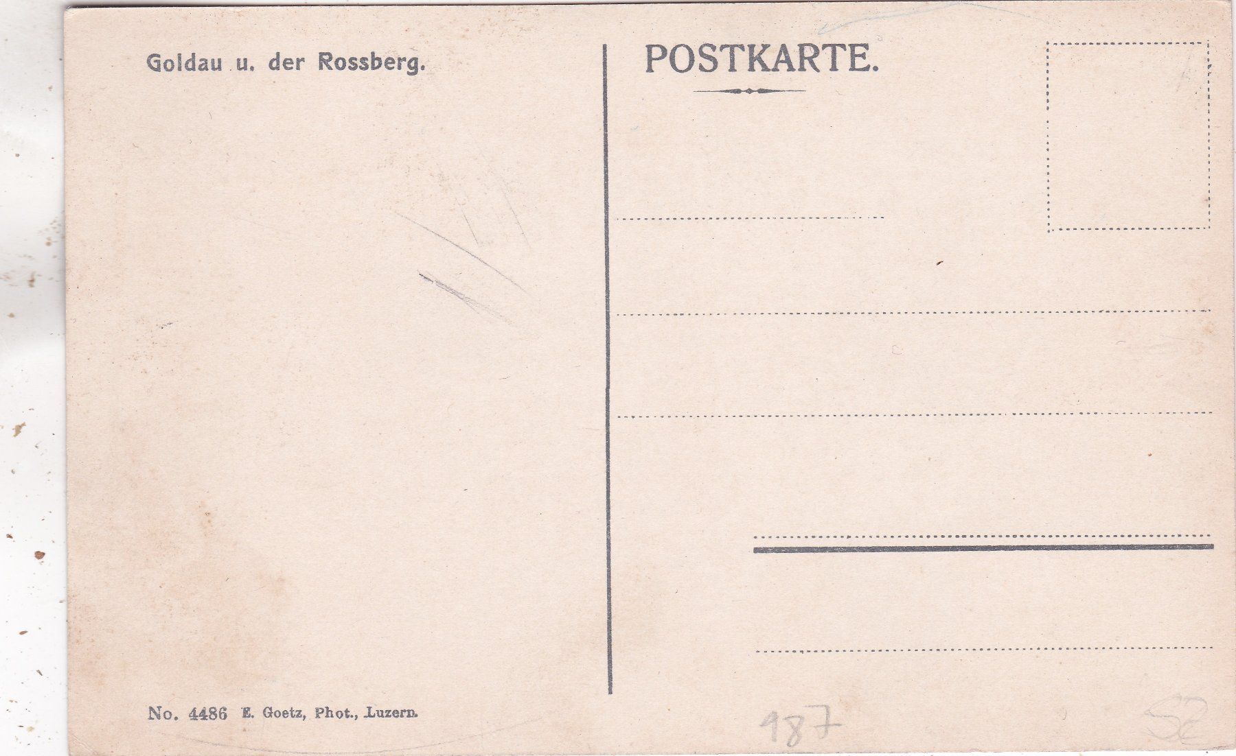 Cartes postales: Goldau u. der Rossberg – D'occasion à Herisau par Lisegrat2008 1