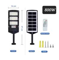 lumière LED solaire 800W  extérieure  capteur de mouvement